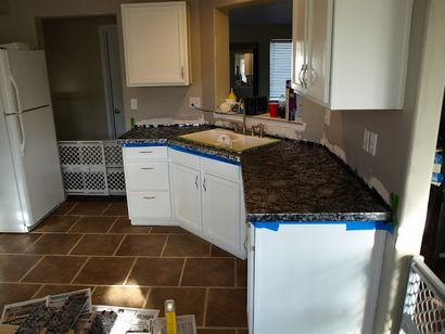 Magnifiquement peint en direct Granite Countertops Tutoriel