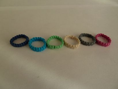 Macramé Rings 5 ​​étapes (avec photos)