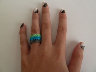 Macramé Rings 5 ​​étapes (avec photos)