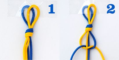 Macramé chaîne de noeud carré - Bracelet hexnut
