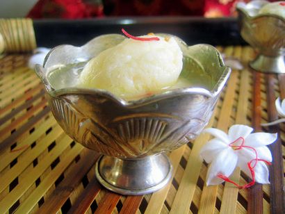 Madhuri de cuisine rasgullas spongieuses