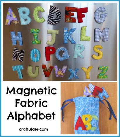 Magnetische Stoff Alphabet