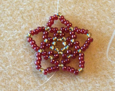 Faire un Mandala de perles avec perle Netting