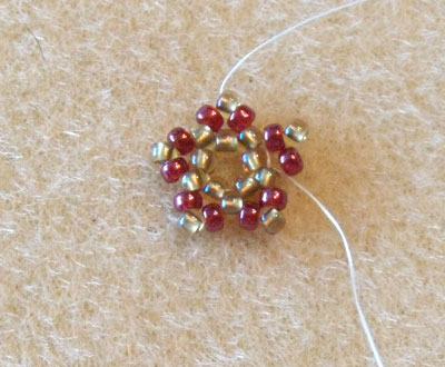 Faire un Mandala de perles avec perle Netting