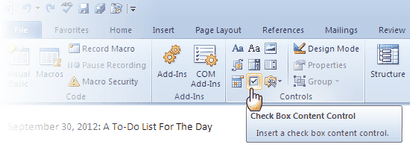 Faites une liste dans Microsoft Word 2010 pour le suivi à-Dos