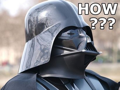 Faire un casque de Darth Vader - Un guide étape par étape