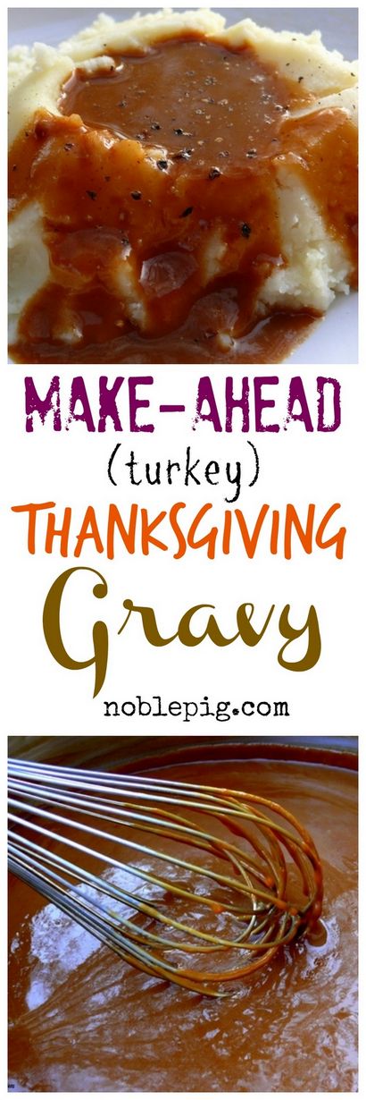 Machen Ahead Türkei (Thanksgiving) Gravy - Edler Pig