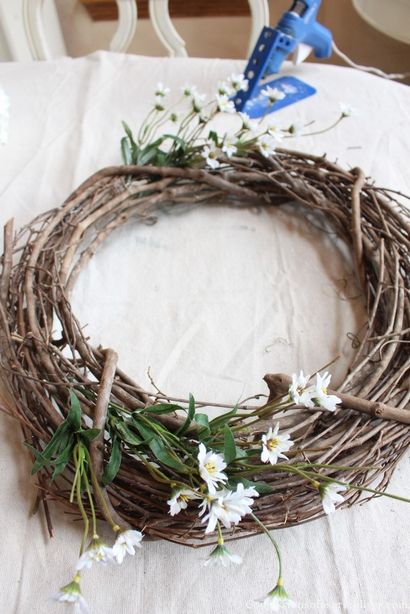 Machen Sie eine Hortensie Kranz für den Frühling - Zwischen Naps auf dem Portal