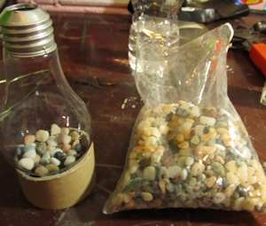 Faire une ampoule Terrarium - partie 2