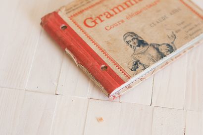 Machen Sie ein Mini-Album mit einem Vintage Book Cover, macht und nimmt