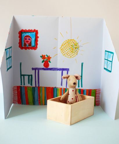 Machen Sie eine entzückende Origami Doll House