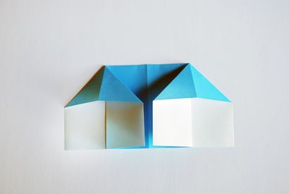 Machen Sie eine entzückende Origami Doll House