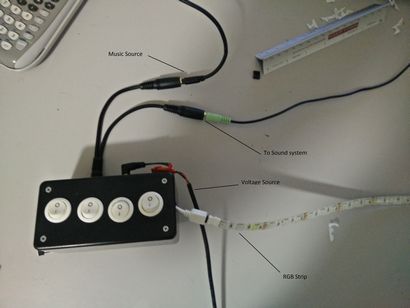 Vereinbaren Sie einen Analog Sound Reactive LED-Streifen