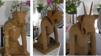 Faire un papier mâché Statue, FeltMagnet