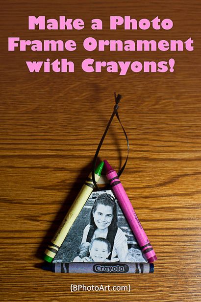 Machen Sie ein Foto-Rahmen-Verzierung mit Crayons! Betsys Fotografie