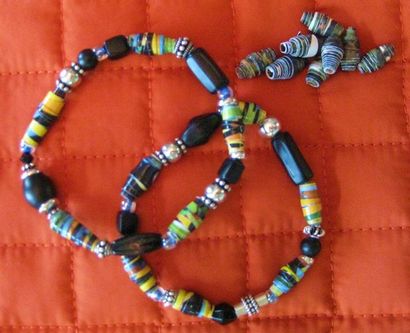 Faire un PERLE Bracelet 6 PAPIER RECYCLÉ étapes (avec photos)