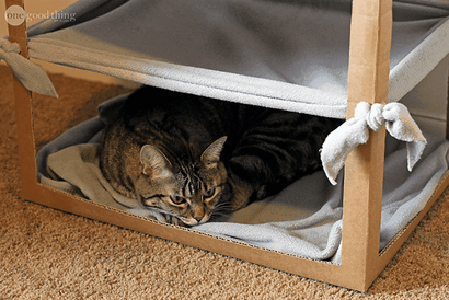 Stellen Sie eine einfache DIY Katze Hammock - One Good Thing von Jillee