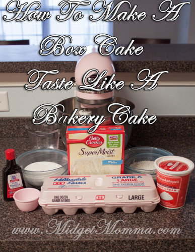 Machen Sie Boxed-Kuchen-Mix Geschmack wie Bäckerei Kuchen