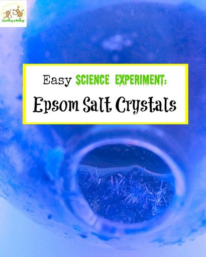 Faire des cristaux de sel nuit à couper le souffle Epsom!