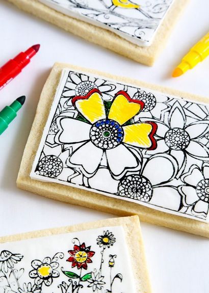 Faire Coloring Book Cookies - Etsy Journal