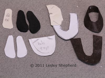 Make-spezifische Schuh Muster für Puppen
