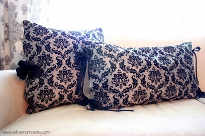 Facilites oreiller Slipcovers - un moyen facile de changer le décor!