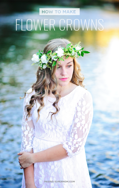 Faire Couronnes de fleurs avec des fleurs fraîches - Tutorial - Comment faire une fleur Couronne