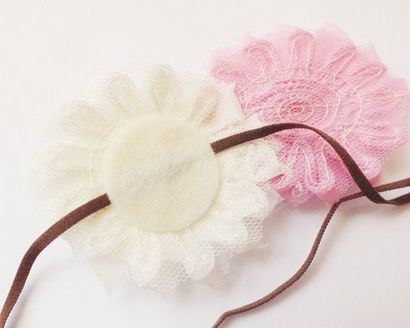 Machen Sie Blumen-Stirnband mit dünner elastischen Band - The Band Retreat Blog
