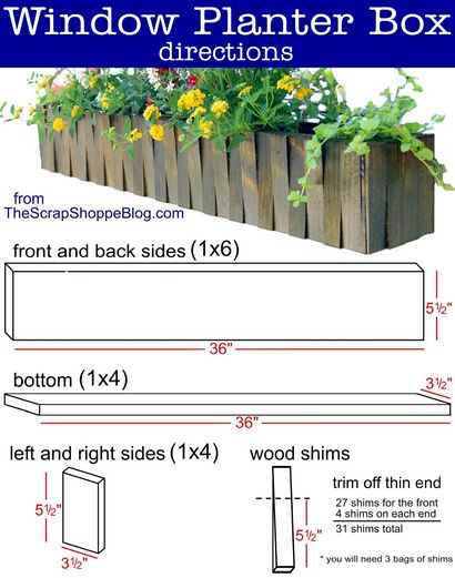 Make It Window Flower Box - La Shoppe Scrap