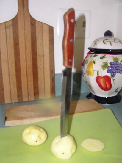 Faire de pommes de terre en plastique 5 étapes