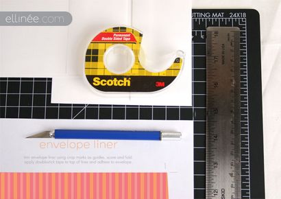 Assurez-vous élégant DIY enveloppe Liners, Le Blog Elli