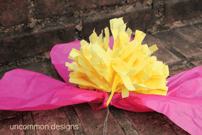 Faire le plus cool Fleurs en papier tissu géant jamais!