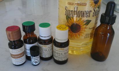 Faites votre propre huile de massage aromathérapie ventre-busting