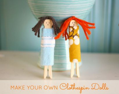 Erstellen Sie Ihr eigenes Clothespin Dolls