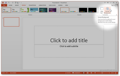 Faites votre propre modèle PowerPoint personnalisé dans Office 2013