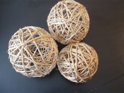 Faites vos propres boules décoratives Ficelles pour mariage ou Home Decor - Faveurs de mariage