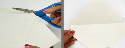 Machen Sie Ihre eigene Umschlag Liner-Schablone, freies Tutorial, LCI Papier