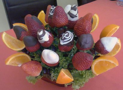 Faites vos propres arrangements de fruits - à la maison comestibles Bouquets