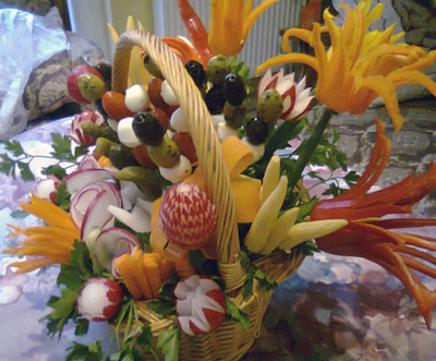 Faites vos propres arrangements de fruits - à la maison comestibles Bouquets