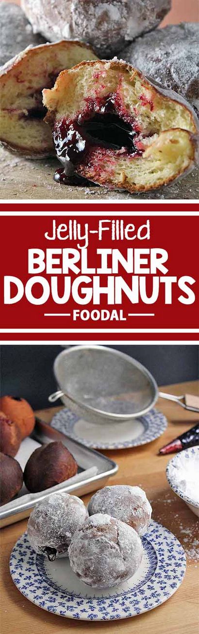 Erstellen Sie Ihre eigenen Gelfüllung Berlinere Donuts zu Hause, Foodal