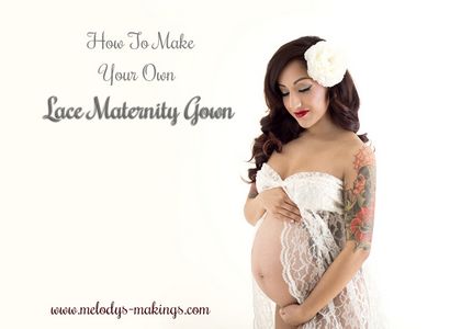 Faites votre propre robe en dentelle de maternité (A Photographer - Dream!), Melody - de Makings