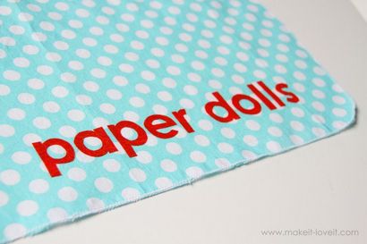 Faites vos propres poupées en papier magnétique (et une couverture de tissu pour votre base métallique), Make It et Love It