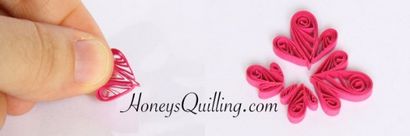 Faites votre propre papier Quilled Boucles d'oreilles papillon - Miel - de Quilling