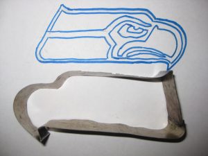 Faites votre propre Seahawks Cookie Cutter - All Natural - Bonne