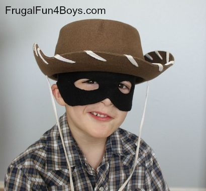 Faites votre propre - The Lone Ranger - Masque (avec un motif imprimable gratuit) - Fun Frugal pour les garçons