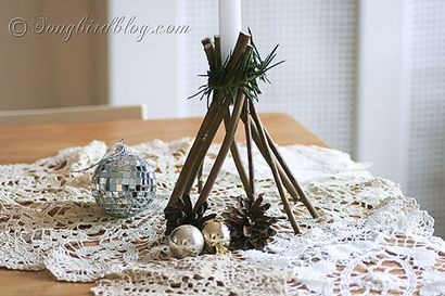 Faites vos propres décorations de Noël Brindille