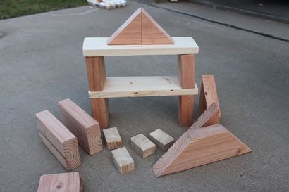 Faites vos propres blocs en bois - Fun Frugal pour les garçons et les filles