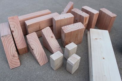 Faites vos propres blocs en bois - Fun Frugal pour les garçons et les filles