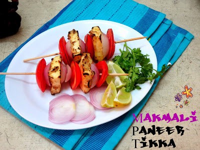 Makhmali paneer tikka, Comment faire Makhmali paneer tikka