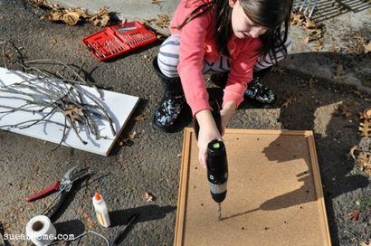 Faire un wigwam pour un Sue projet de l'école, à la maison